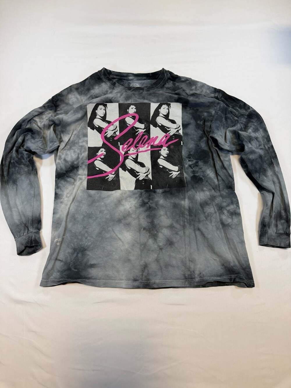 Selena Official Merchandise Tie Dye Long Sleeve T-Shirt Size XL